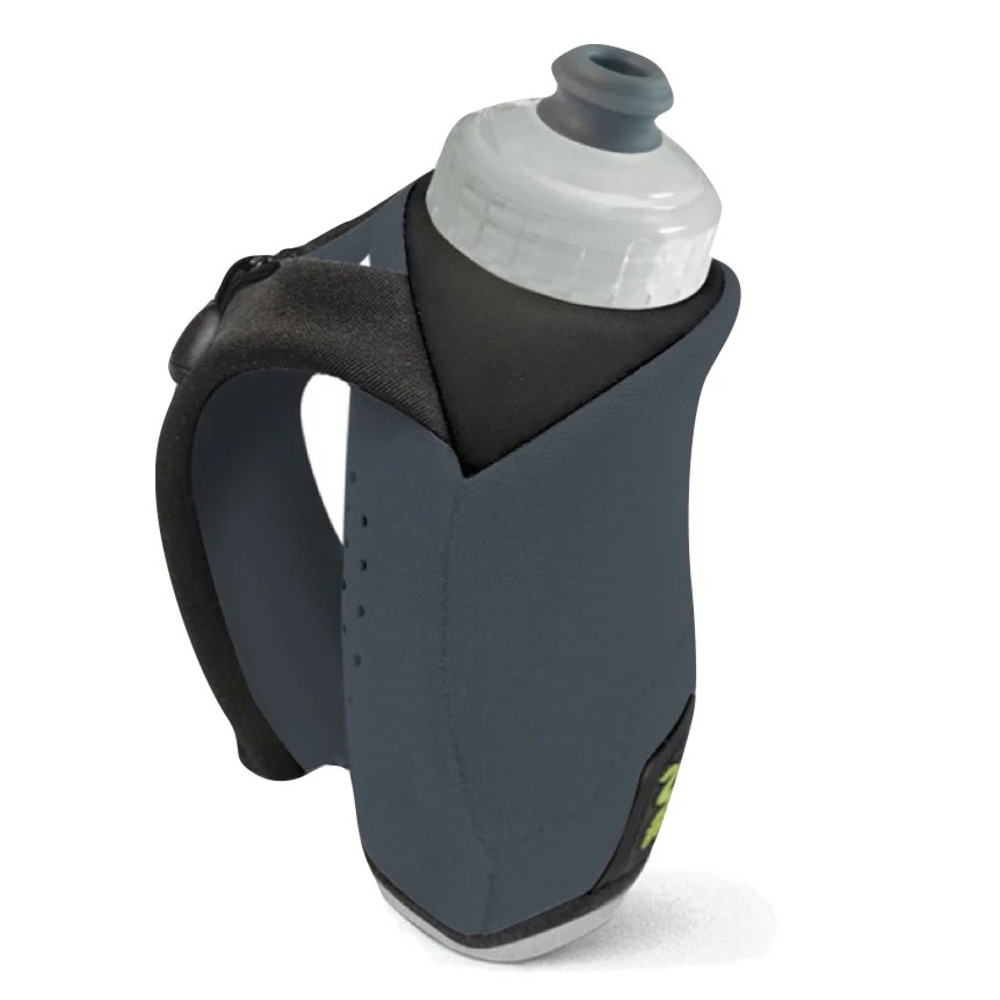 Amphipod Hydraform Ergo-Lite Handheld 10.5 oz Water Bottle in Charcoal